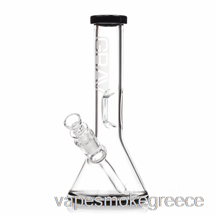 Vape Greece Grav μικρό ποτηράκι βάσης σωλήνας νερού καθαρό / μαύρο